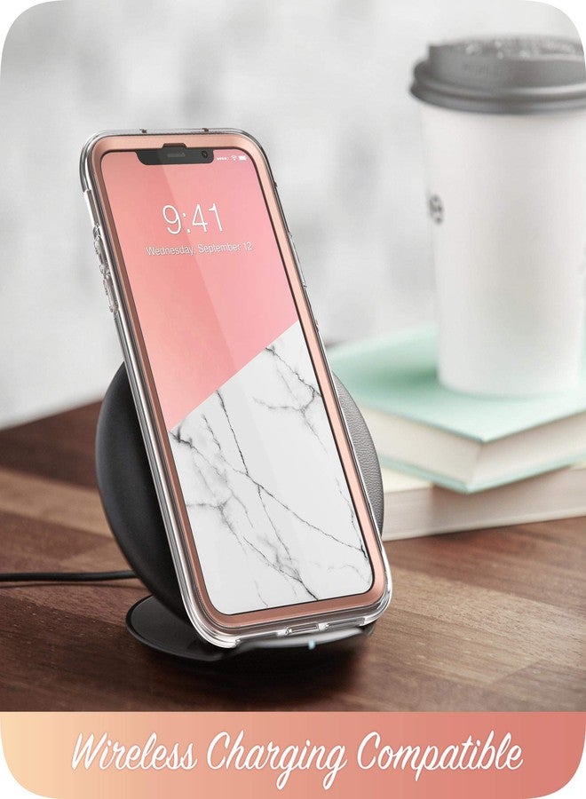 آي-بلاسون جراب i-Blason Cosmo Series لهاتف iPhone 11 (إصدار 2019)، جراب أنيق رفيع يغطي كامل الجسم مع واقي شاشة مدمج، بنقشة الرخام، مقاس 6.1 بوصة - Image 5